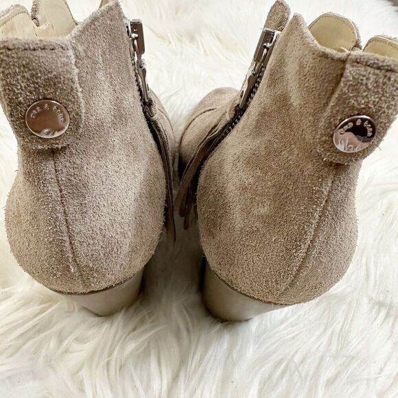 Rag & Bone Womens Margot Ankle Boots in Beige Size 35 Classic US Size 5 Zipper - Picture 9 of 11
